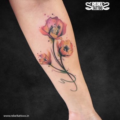 Floral tattoos
